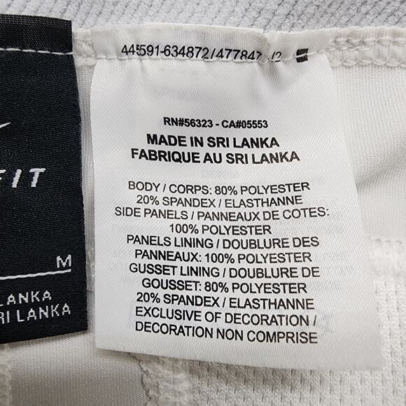 Nike Pro Shorts Womens M White Softball Sliding Shorts Padded Pull On Stretch - Picture 5 of 12